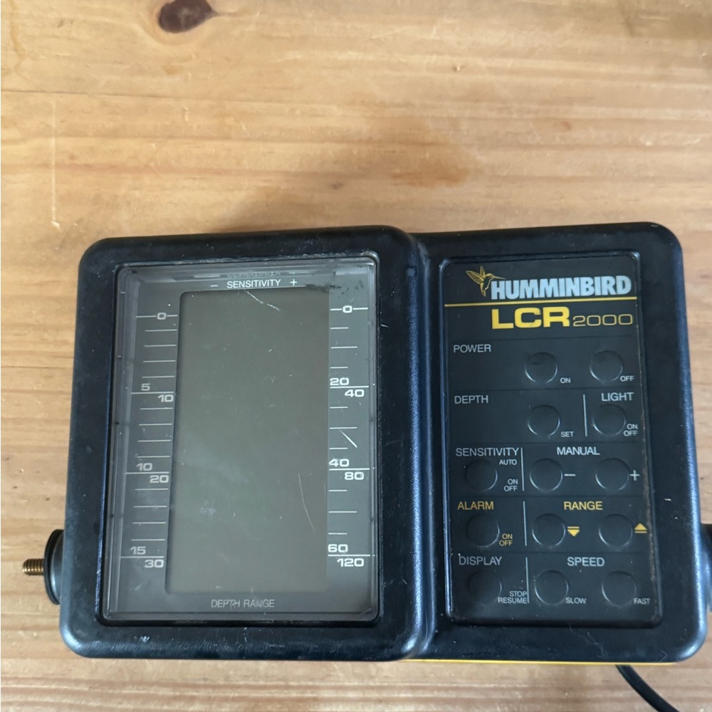 Hummingbird LCR2000 Fish Finder Sonar Depth Radar Transducer Sensor UNTESTED
